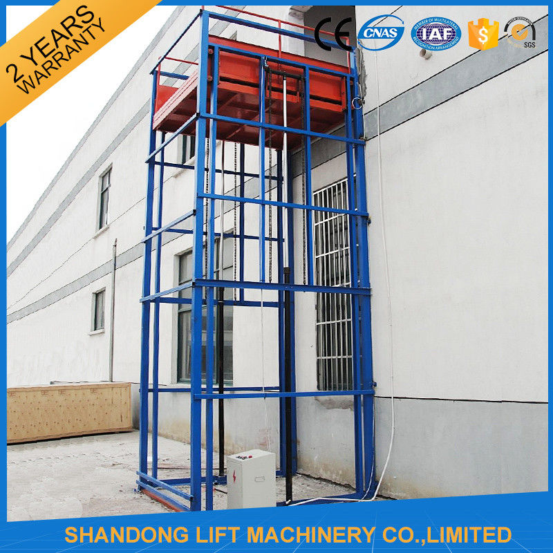Outdoor Freight Hydraulic Cargo Lift with 3500kg Lifting Capacity 7 m Lifting Height