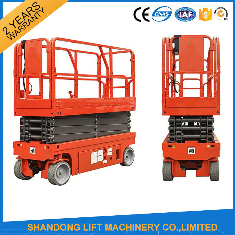 Small Mobile Electric Hydraulic Lift Table For Rental Material Handling Aerial Work