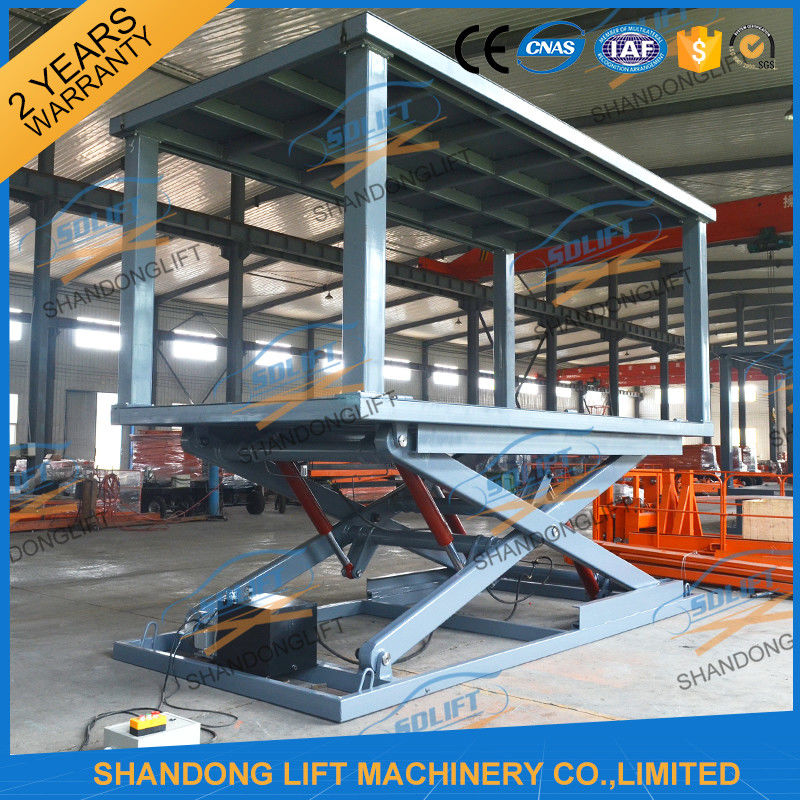 Basement Hydraulic Double Platform Scissor Car Lift Deck Home Basement Hydraulic Double Platform Scissor Car Lift Deck Home Garage
