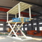 Steel Powder Coated Double Deck Car Lift With Safety System Sensors For On-Site Installation