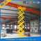 Non Skid 2tons Stationary Hydraulic Scissor Lift For Cargo Warehouse