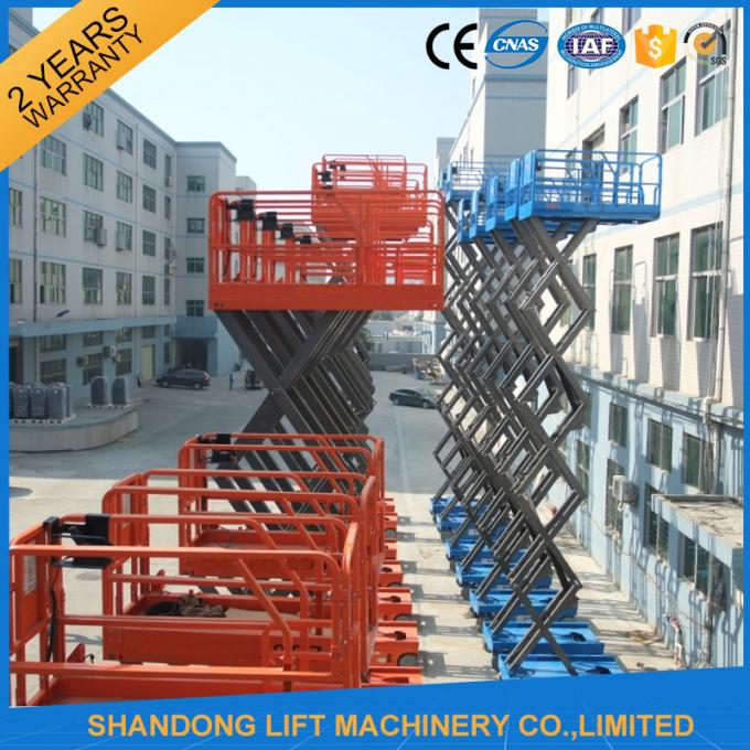 Self Propelled Elevating Work Platforms , CE Hydraulic Electric Aerial