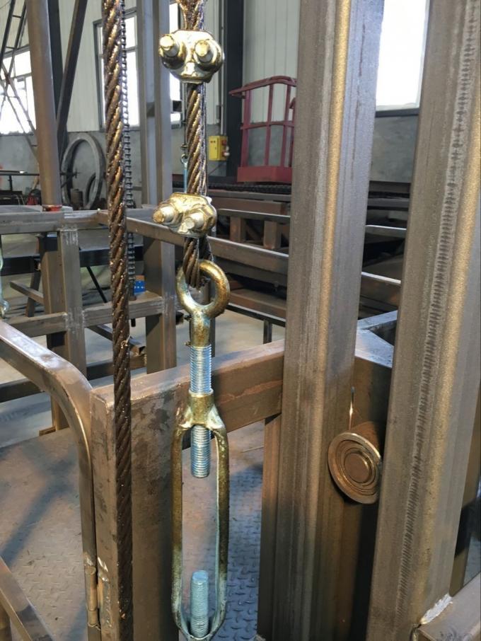 Hydraulic Vertical Lifting Equipment , 2 Ton Warehouse Heavy Duty Lift