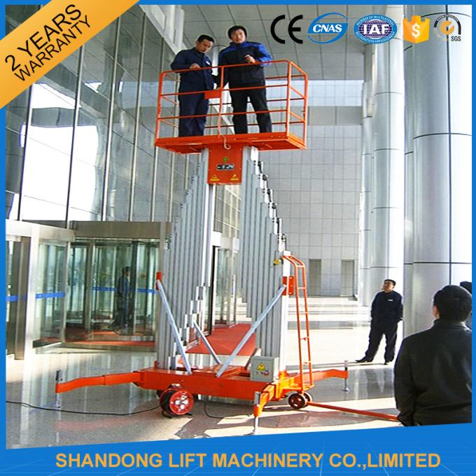 14m High Rise Window Cleaning Lift System , Aerial Wok Hydraulic Work