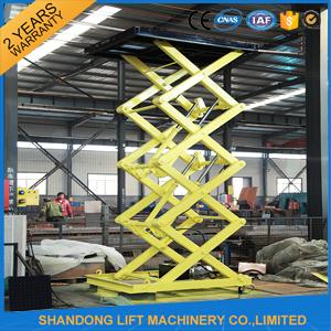 stationary industrial lift scissor 8m hydraulic warehouse material loading height table production scissorslifttable