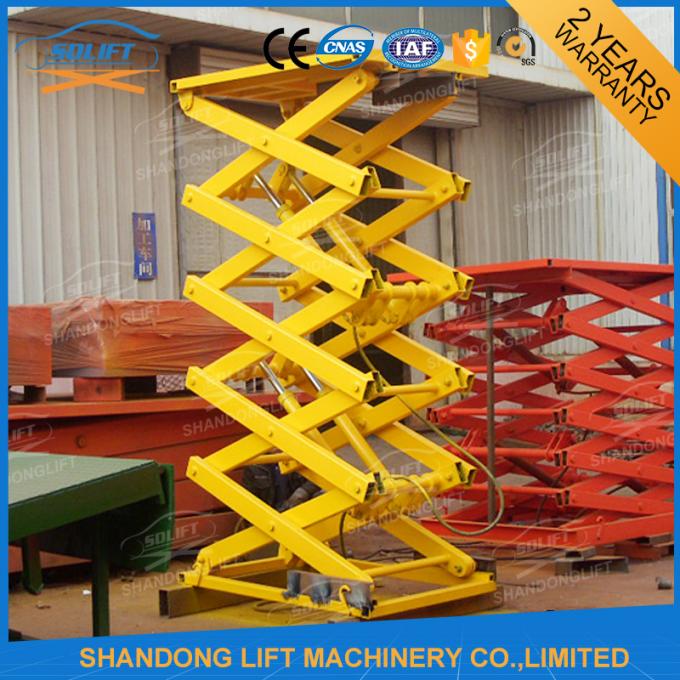 Small Stationary Hydraulic Scissor Lift Elevator Electric Scissor Lift