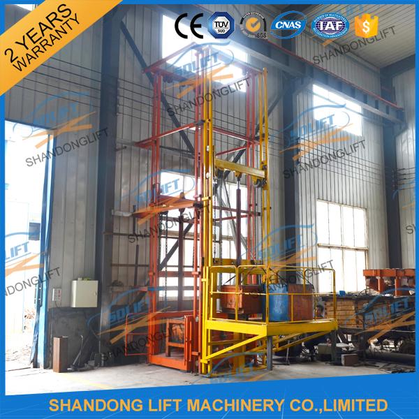 700kgs 4m Warehouse Hydraulic Elevator Lift