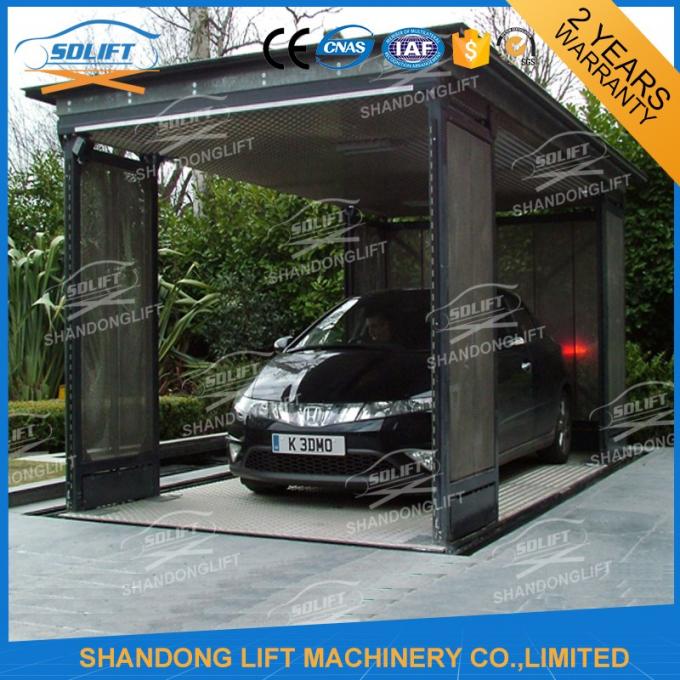 5t 3m Hydraulic Car Lift For Home Garage Basement 2 Car Parking