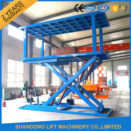Stacker Car Parking System with Anti Skid Checkered Plate Double Platform