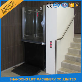 Home Stair Elevator Wheelchair Platform Lift with Self Resetting System Drive Control