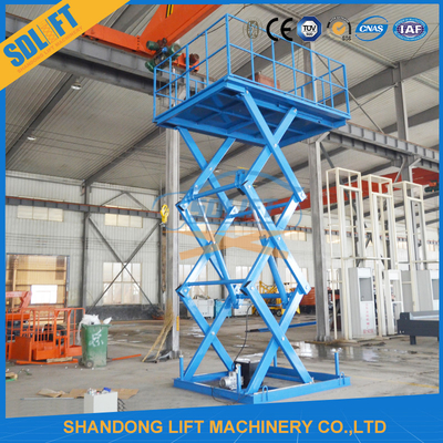 Stationary Hydraulic Lift Table Fixed Low Profile With CE