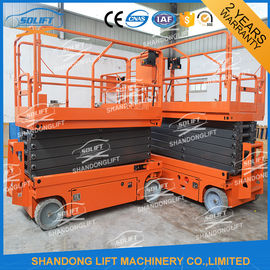 8m Electric Battery Power Self Propelled Elevating Work Platforms / Aerial Lift Scaffolding