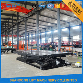 CE TUV SGS 3.3M Hydraulic Scissor Car Lifts For Small Garages 3000kg Loading Capacity