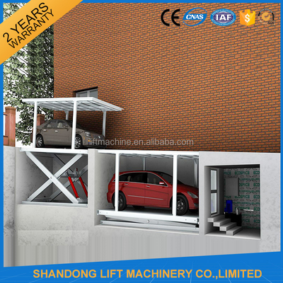 PLC Control Hydraulic Scissor Car Lift Q235 Steel Lifting Speed 3-4m/Min