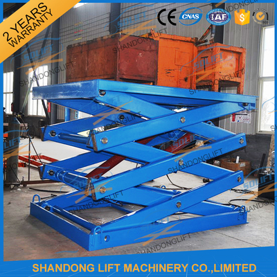 Heavy Duty Cargo Lift Table -20℃~60℃ For Warehouse / Factory / Garage