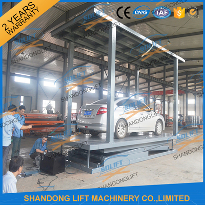Q235 Steel Car Parking System With Painting / Galvanizing 24 Months Warranty