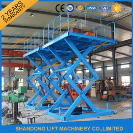 3T 5M Warehouse Cargo Lift Material Loading Hydraulic Scissor Lift Platform