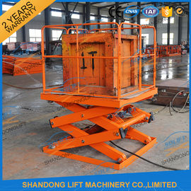 Small Electric Type Portable Hydraulic Fixed Mechanical Scissor Lift 1T - 30T Load Capacity