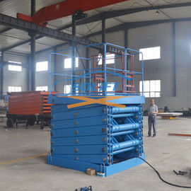 5T 6M Heavy Duty Stationary Hydraulic Scissor Lift Warehouse Cargo Lift With CE