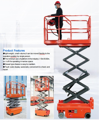 Self Propelled Elevating Work Platforms , CE Hydraulic Electric 