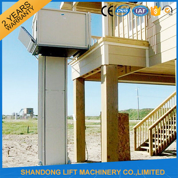 Automatic / Stationary Wheelchair Platform Lift Aluminum Alloy With Powder Coating Material