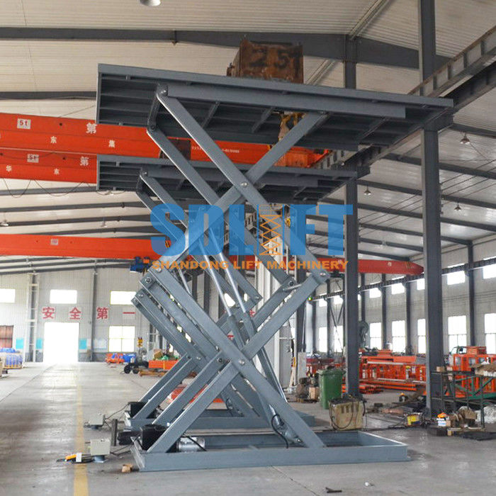 3 Ton 5M Hydraulic Scissor Car Lift Underground Car Parking Lift With CE