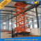 Outdoor Mobile Scissor Lift Platform , Aerial Working Lift Tables with Wheels