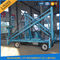 Commercial Hydraulic Articulated Trailer Boom Lift Rental , 8m Rotating Truck Mounted Aerial Lift