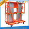 Mobile Aerial Working Electric Lift Ladder Renting Scaffolding with 4 Wheels