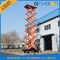 4m - 20m Lifting Height Mobile Scissor Lift Table for Aerial Work / Building Cleaning