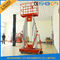 Mini Light Weight Electric Truck Mounted Aerial Work Platforms 1.4 * 0.6 mm Table Size