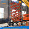 1000kgs 10m Mobile Manual Hydraulic Scissor Lift Table 1T 4 Wheel Mobile Lift