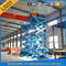 2T 5.5M Stationary Hydraulic Scissor Lift Warehouse Material Loading Lift CE SGS TUV
