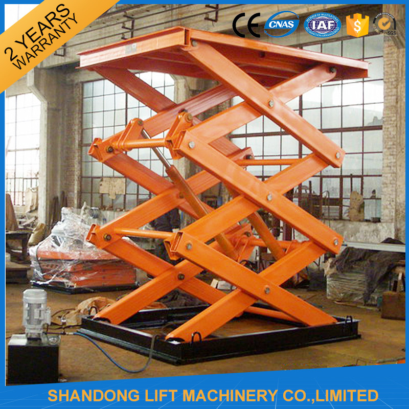 Electro Hydraulic Scissor Lift Table with Explosion Proof Safety Device ...