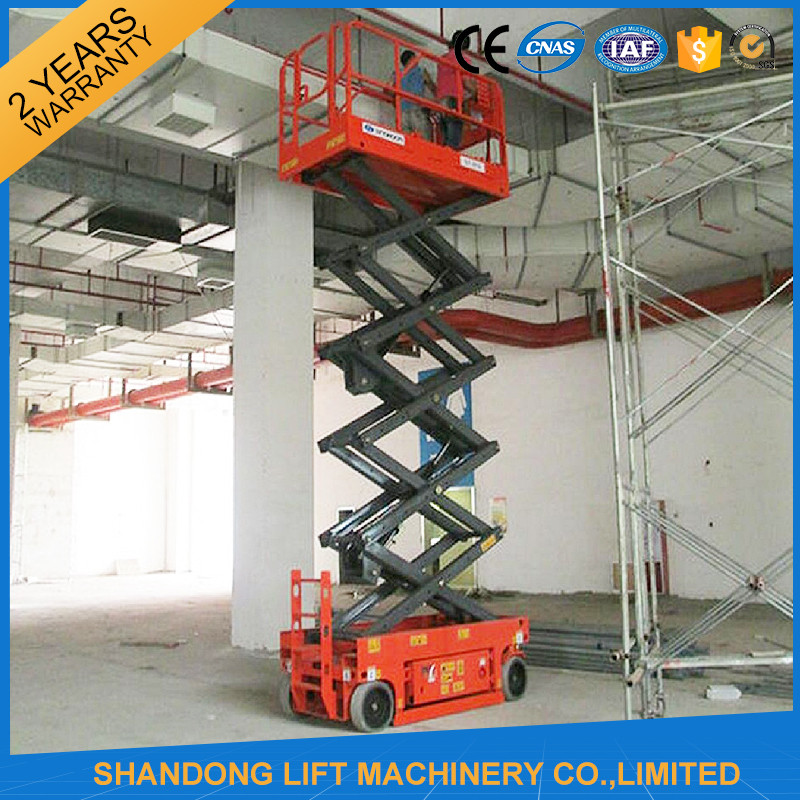 Self Propelled Scissor Lifts Aerial Lift Scaffolding 12 Months Warranty