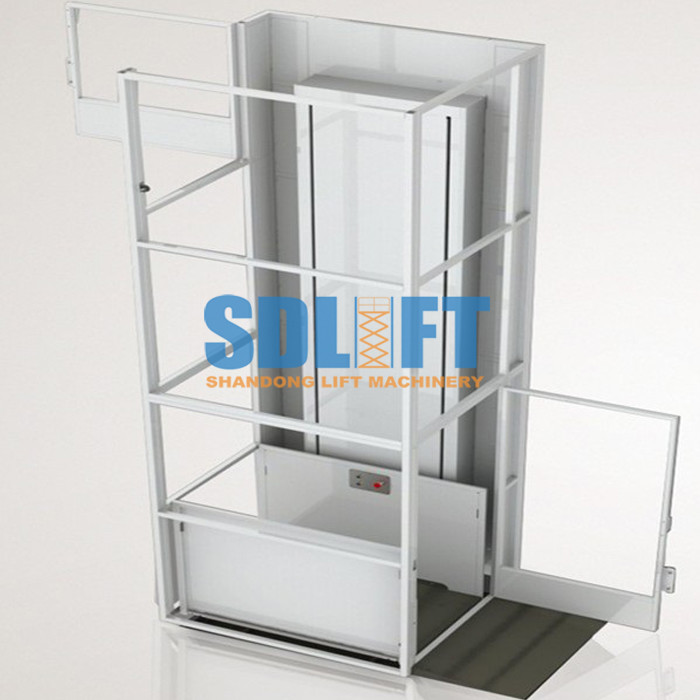 1m 12m Lifting Equipment For Disabled Vertical Platform Wheelchair Lift