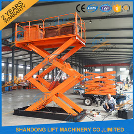 1T 5.5M Hydraulic Heavy Duty Scissor Lift Electric Home Scissor Lift Platform With CE