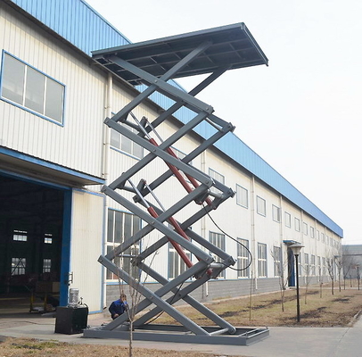 Customizable Stationary Hydraulic Scissor Lift for Heavy Duty and Customizable Cargo Handling