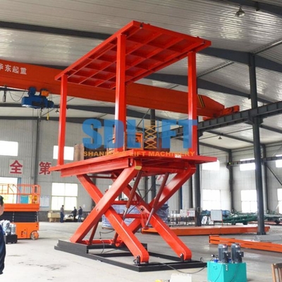 CE Certified Double Deck Scissors Car Lift for Home Garage Parking with Easy Operation