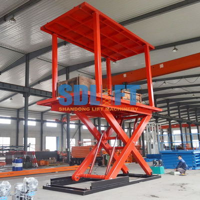 3T 3M Double Deck Hydraulic Scissor Car Lift For Home Garages