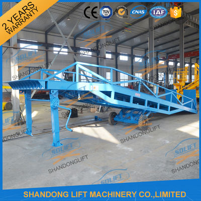 6t Container Ramp 6T-15T Adjustable Warehouse Loading Ramp Mobile Container Yard Ramp CE ...