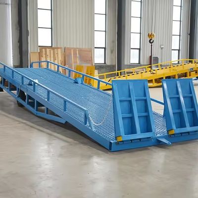 Mobile Load Ramp Heavy-Duty Mobile Loading Ramp with Solid Tyres for Maximum Safety and ...