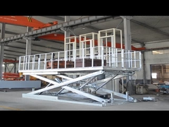 Mobile 2.5t 3m Hydraulic Scissor Car Lift For Home Use